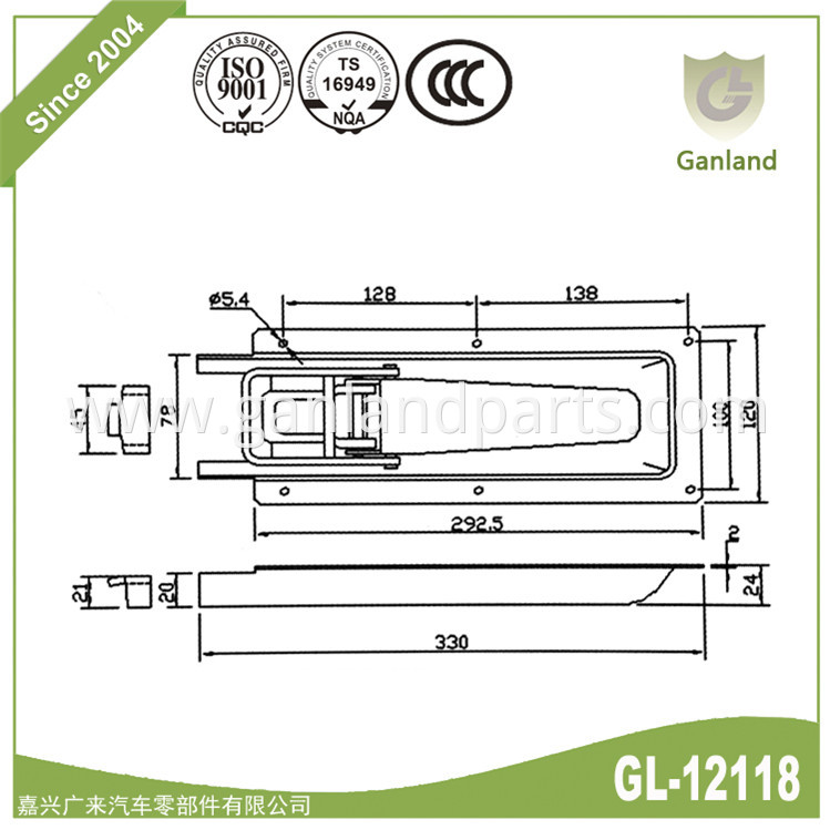 Trailer Truck Toggle Latch Lock